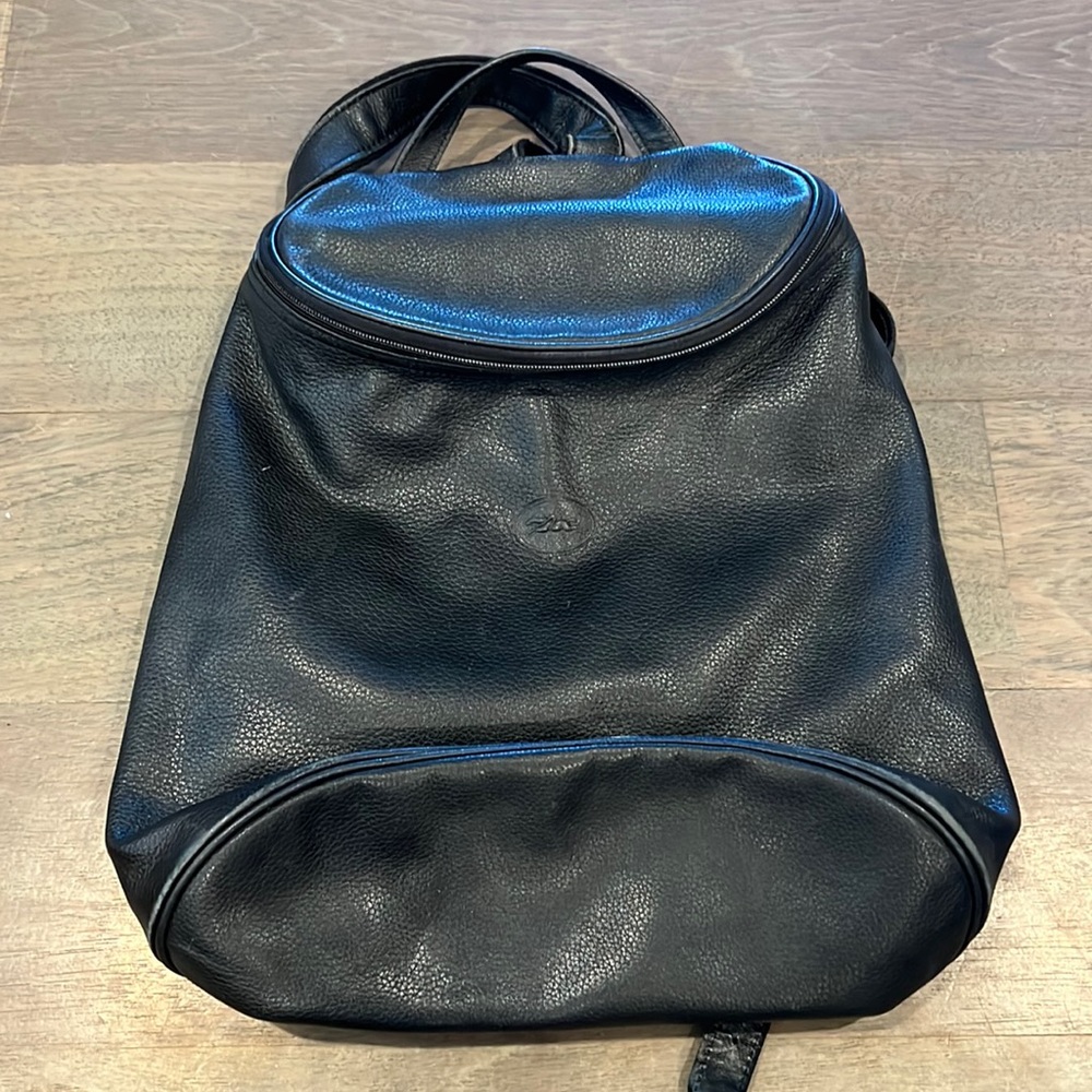 Vintage longchamp leather backpack